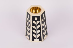 Brûleur d'encens moderne de luxe en résine de la meilleure qualité, fabriqué à la main en Inde, grossiste en incrustation d'os, parfum de gingembre Bakhoor - Product Image 3