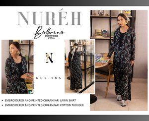 Ssumaira's NUREH lujo impreso Chickenkari bordado césped colección 2025 indio pakistaní fiesta desgaste 2 piezas Formal Salwar - Product Image 4