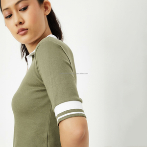 Chemise de golf brodée Fit2Fight pour femmes, polos pour femmes, t-shirt de golf personnalisé pour femmes, vêtements de golf - Product Image 4