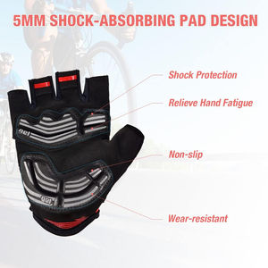 Nouveaux gants de cyclisme pour hommes avec rembourrage amortissant, adhérence supplémentaire, spandex flexible, ajustement confortable, légers, respirants, pour la montagne - Product Image 2