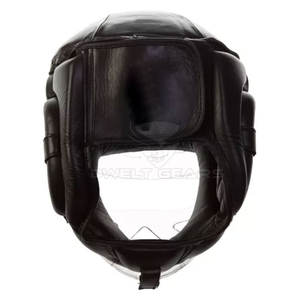 อุปกรณ์ป้องกันศีรษะสำหรับชกมวยหนังแท้แบบสั่งทำพิเศษ ปี 2025 - สำหรับฝึกซ้อมและพกพาสะดวก ระบายอากาศได้ดี - Product Image 5