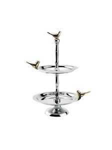 Classic Design TQC 3-Tier Aluminium Eco-Friendly <b>Cake</b> Stand Finest Quality Dessert <b>Server</b> Cupcake Stand Home Hotel Low Price - Product Image 2