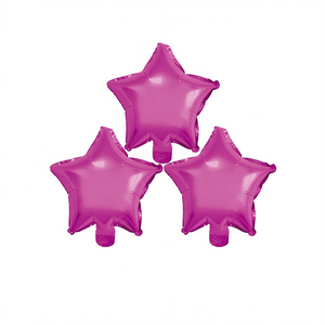 Palloncini a Forma di Stella in Foil Fucsia 10 Pollici per Decorazioni Festive - Product Image 2