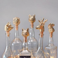 Bouchon de bouteille de vin en forme de fleur en fer, fait main, durable, moderne, avec options personnalisables, poignée en acier inoxydable, décoration d'intérieur, cadeau