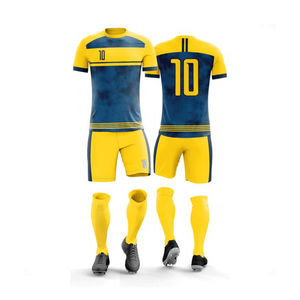 Traje de uniforme de fútbol sublimado de secado rápido de alta calidad premium, kits de fútbol de equipo, conjunto de desgaste de uniforme, tendencia - Product Image 5