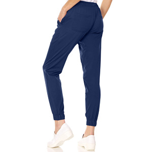 New Style Four-Pocket Jogger Scrub <b>Pants</b> With Full Elastic Drawstring Waistband 4-Way <b>Stretch</b> <b>Cargo</b> Nurses-OEM Model Available - Product Image 3
