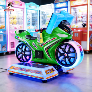 เครื่องเล่นเกมมอเตอร์ไซค์แข่งแบบหยอดเหรียญสำหรับเด็ก โครงสร้างโลหะ รับประกัน 1 ปี สำหรับ 1 ผู้เล่น ใช้ภายในอาคาร - Product Image 1