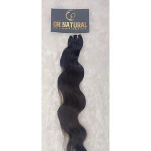 Extensions de cheveux bruts sans danger pour la chaleur Couleur naturelle femmes noires Extensions de cheveux sans poux alignés sur les cuticules - Product Image 5