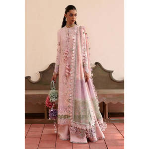 Suffuse LEENA Lujoso Vestido Bordado para Eid'26, Elegante Corte en A, Cuello Alto, TC-1556 - Product Image 1