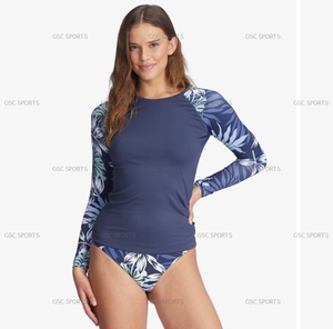 Women's High Quality MMA Beachwear Spandex Rash Guards for Surfing and Fights Best Sublimation Printing OEM Service Available - Product Image 4