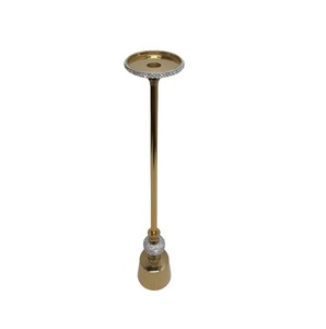 Home Decorative Aluminum Candle <b>Pillar</b> Holder Gold Plated Modern Style Candle Stand for Wedding Tabletop Decor Handmade - Product Image 5