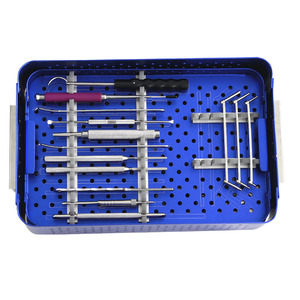 Kit d'instruments de chirurgie générale vétérinaire, ensemble d'instruments, pinces de réduction, ciseaux, instruments orthopédiques de base pour fractures vétérinaires - Product Image 4