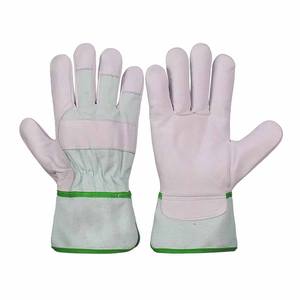 Guantes de Trabajo de Piel de Cabra, Resistentes, Protección Personal, Resistentes a la Abrasión, Guantes de Construcción Canadienses para Trabajos Pesados - Product Image 6