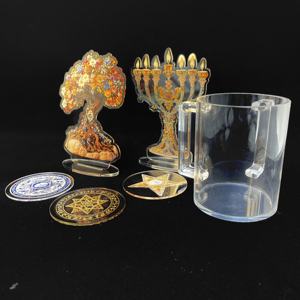 ชุดถาดรองแก้วอะคริลิคโลโก้ตามสั่งเป็นมิตรกับงบประมาณ2025สำหรับเป็นของขวัญ2025ที่ไม่เหมือนใคร - Product Image 1