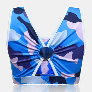 Soutien-gorge de yoga sans couture en coton à séchage rapide pour femmes soutien-gorge de sport personnalisé avec conception chaude respirante pour Gym Fitness et course - Product Image 2