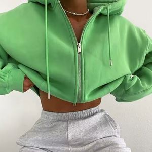 Sweat à capuche classique pour femmes, streetwear, mode OEM, logo personnalisé, fournisseur de marque privée - Product Image 6