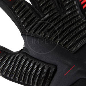 Vêtements de sécurité dans le nouveau stock Gants de gardien de but de football Confortables en cuir de haute qualité Séchage rapide Hiver écologique - Product Image 4