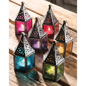 Linterna colgante de hierro decorativa de diseño único para decoración del hogar hecha a mano personalizada marroquí con soporte de luz en T de diseño moderno - Product Image 1