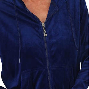 Ensembles de survêtements en velours deux pièces de rue personnalisés pour hommes coupe régulière vêtements d'entraînement décontractés brodés maternité printemps - Product Image 6