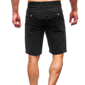Short de golf décontracté d'été de haute qualité pour hommes séchage rapide mi-salle de sport amical couleur unie Logo poches toile Cargo Shorts brodé - Product Image 2