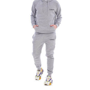 Survêtements Streetwear 100% coton pour hommes Quickdry Logo personnalisé course à pied ensemble de jogging en plein air léger - Product Image 1