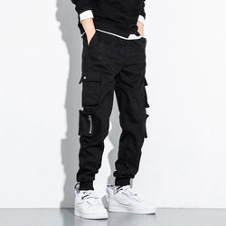 <b>Men's</b> Multi Pocket Sweatpants 2 in 1 Joggers <b>Men</b> Track Pants Streetwear Built-in Pocket Sports <b>Trousers</b> - Product Image 6