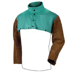 Chaqueta de soldadura de cuero para hombres y mujeres Abrigo de cuero de vaca con patrón de camuflaje Ropa DE SEGURIDAD DE PRIMAVERA Color personalizado - Product Image 4