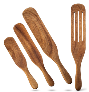 Spurtle de masa fermentada de madera, artículos para el hogar, Accesorios, utensilios de cocina de madera personalizados, Spurtle - Product Image 5