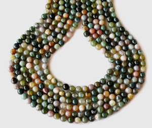 Natural <b>Crystal</b> <b>Necklace</b> Smooth Fancy jasper Beads Polished Red Stone Jewelry Loose Strand Wholesaler Gemstone for <b>Healing</b> - Product Image 2