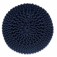 Pouf en macramé noué à la main pouf tricoté pouf en crochet pour tabouret pouf en crochet coussin de siège