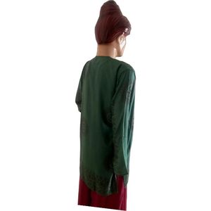 Gasa de alta calidad, tela 100% de algodón, precio al por mayor, ropa Lisa personalizada, estilo de artículo antitécnico - Product Image 2