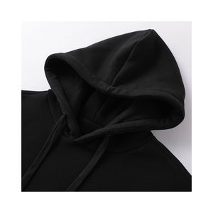 Sudadera con capucha de lujo con bolsillo lateral de alta calidad, sudaderas con capucha de peso pesado lisas en blanco de gran tamaño personalizadas Unisex - Product Image 4