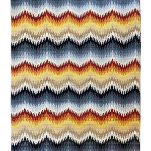 Alfombra de lana Kilim Dhurrie geométrica moderna, tejido plano hecho a mano con técnicas tradicionales - Product Image 1