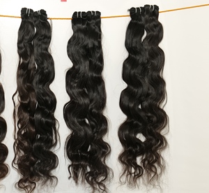 Vendor's <b>Cheap</b> Cuticle Aligned Virgin Hair Silky Black 8-32 Inch Bodywave Bundles Unprocessed Pure Vietnamese Human Natural Wave - Product Image 1