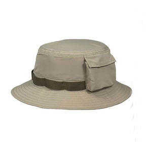 New Designer Custom All Over Printed Outdoor Large Brim Fisherman <b>Bucket</b> <b>Hat</b> With Windbreaker - Product Image 5