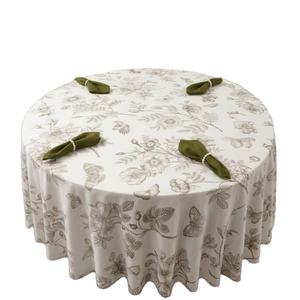 Mantel Floral de Tela No Tejida de Marca, Tamaño Personalizado, Elegante Cubierta de Mesa Estampada para Comedor, Uso en Bodas y Hoteles - Product Image 1