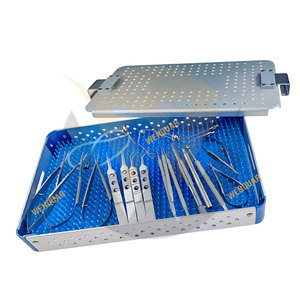Kit de Microcirugía de Cataratas de Acero Inoxidable de 21 Piezas, Instrumentos Quirúrgicos Oftálmicos Reutilizables con Caja de Almacenamiento - Product Image 3