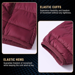 Chaqueta de invierno personalizada con logotipo personalizado Impresión Bordado Abrigo térmico al aire libre Fabricante OEM Suministro directo de fábrica - Product Image 3