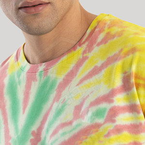 Camiseta con gráfico de lavado ácido personalizado a la moda para hombre, camiseta Vintage de gran tamaño 100% de algodón con estampado, camiseta de lavado Unisex de verano - Product Image 4