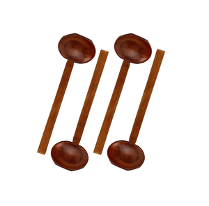 Cuillère à mélanger en bois personnalisée cuillère à soupe longues cuillères à soupe en bois pour la cuisson et l'agitation couleur bois naturel - Product Image 3