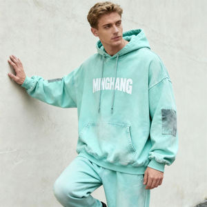 เสื้อฮู้ดทรงหลวมโอเวอร์ไซส์สำหรับผู้ชายเสื้อฮู้ดแฟชั่นทรงหลวมอบอุ่นสบายเหมาะสำหรับอากาศหนาวเดินทางและสวมใส่ทุกวัน OEM ODM - Product Image 2