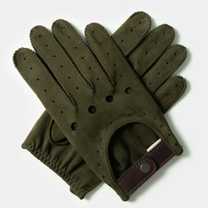 Guantes de conducción de cuero puro con logotipo personalizado Guantes de vestir de moda de nuevo estilo para protección de manos y brazos Servicio OEM - Product Image 1