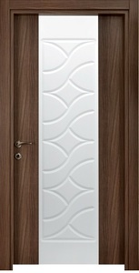 ประตูภายในห้องนอนไม้ MDF ทาสีแลคเกอร์สีขาวทันสมัย พร้อมวงกบและบัวเชิงผนัง ชุดครบ ผลิตในตุรกี - Product Image 6