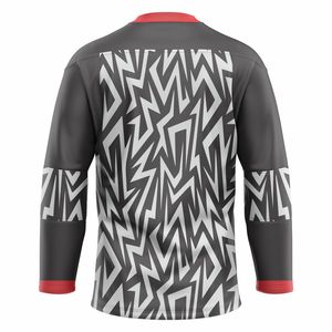 Maillots de hockey personnalisés de haute qualité 100% polyester, vêtements de sport personnalisés, commande en gros pour équipe, respirant, imprimé par sublimation - Product Image 2