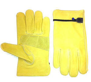 Guantes de Trabajo de Invierno de Cuero con Forro Polar, Duraderos, Resistentes a Pinchazos y Abrasión, de Piel de Vaca, Extra Grandes, Personalizados para Hombre, PK - Product Image 5