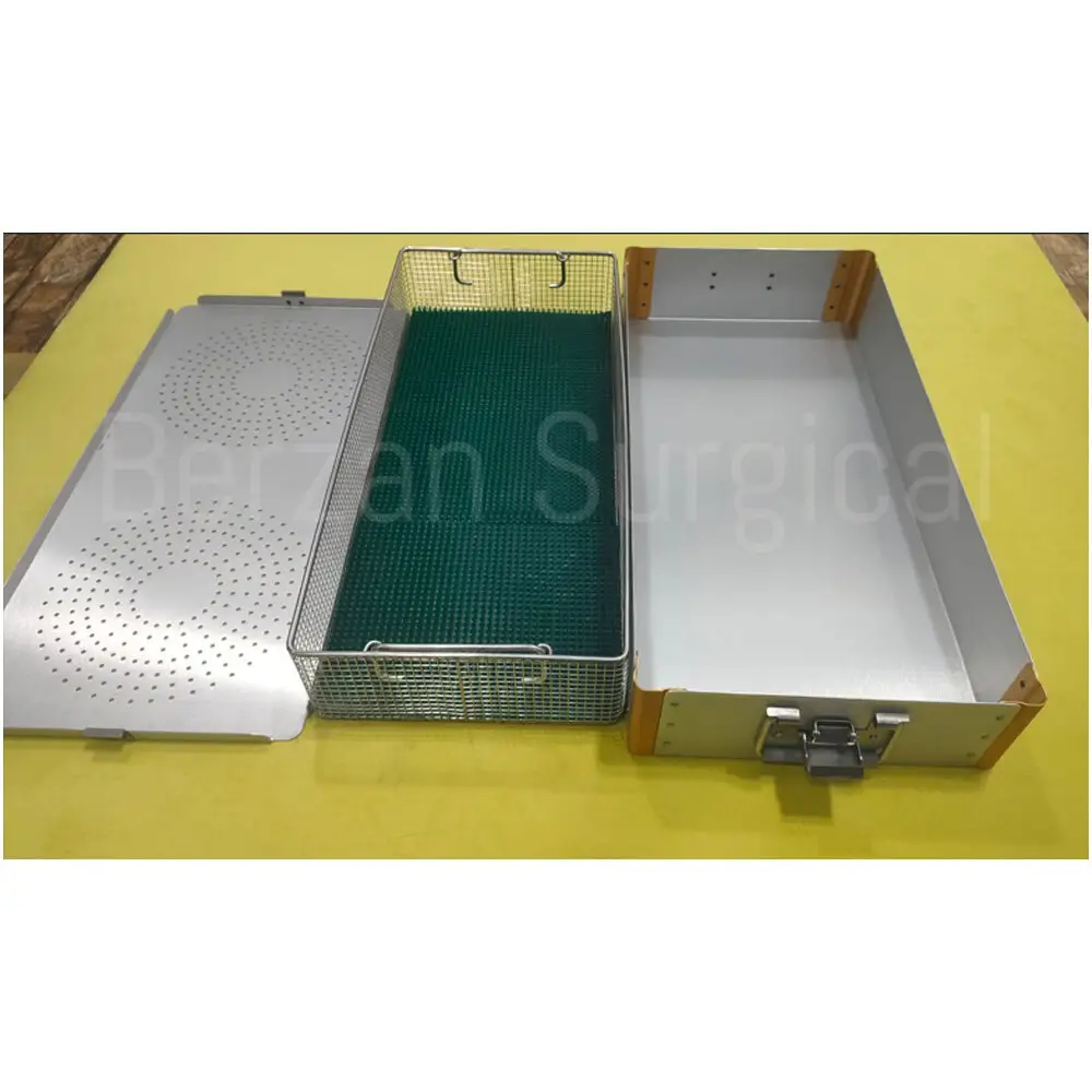 Aluminium box mit Maische und Silikon kissen Benutzer definierte Größe Chirurgische Instrumente Aluminium boxen