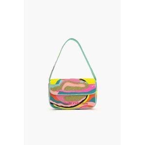 Elegante bolso de hombro con cuentas multicolor para mujer, elaborado con calidad superior y combinaciones de colores elegantes - Product Image 1