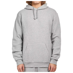 Sweat à capuche oversize pour homme en coton mélangé, respirant, en molleton mélangé, uni, teint, hiver, 100% coton, doux, confortable, forme - Product Image 4