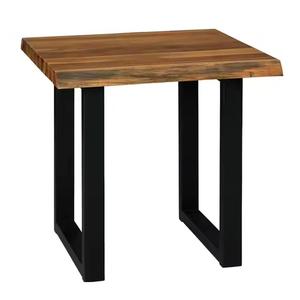 Muebles decorativos Forma y tamaño personalizados Mesa auxiliar Mesa de centro de metal y mármol para decoración de hotel - Product Image 6