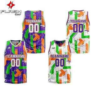Vente directe d'usine maillots de basket-ball personnalisés séchage rapide respirant nouveau Design hommes uniforme de basket-ball Style de Performance - Product Image 1
